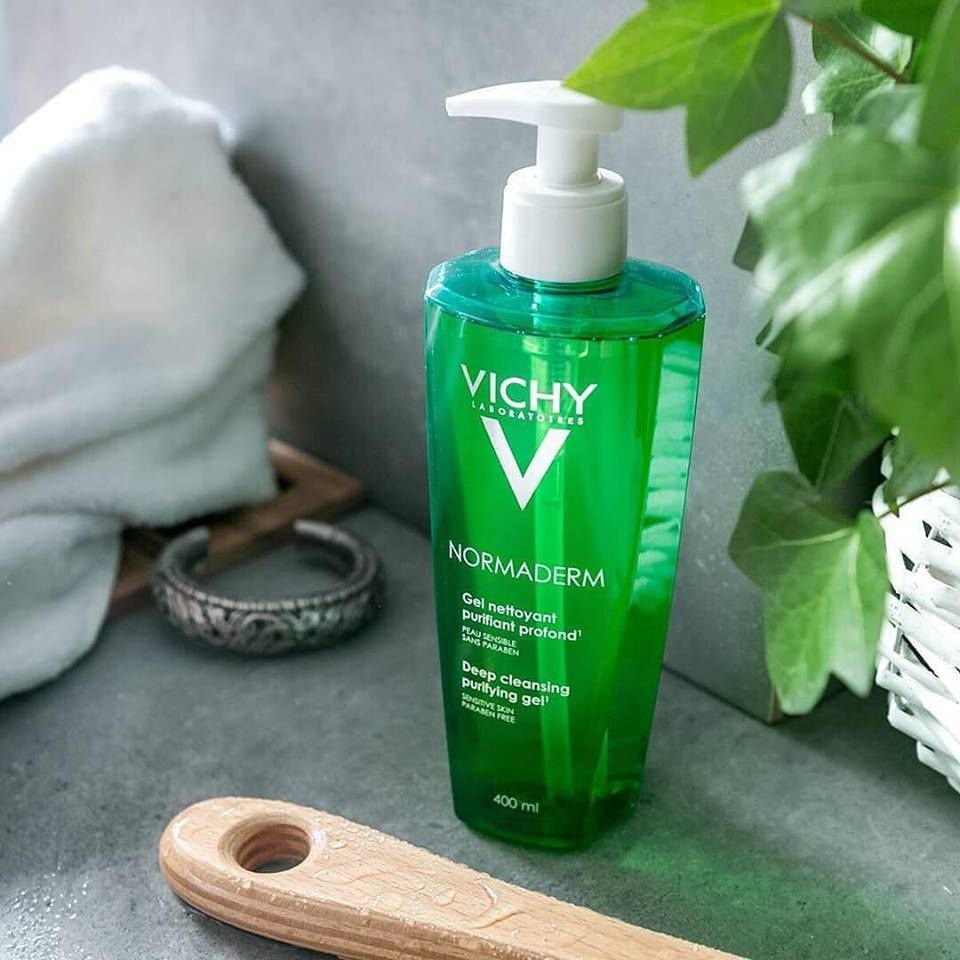 Vichy Gel Rửa Mặt Ngăn Ngừa Mụn Normaderm Nettoyant Deep Cleansing Purifying Gel 200ml