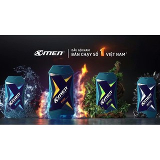 Dầu Gội Nước Hoa X-men Hương Quý Phái, Nam Tính, Mạnh Mẽ 180g