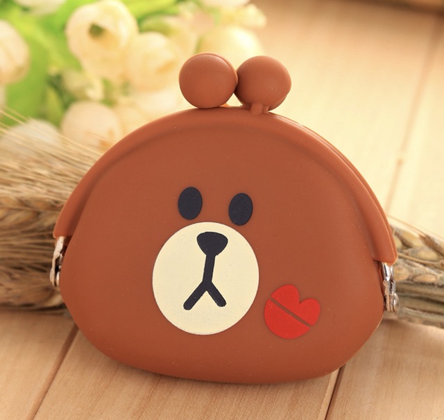 Bóp silicon hình thú cầm tay