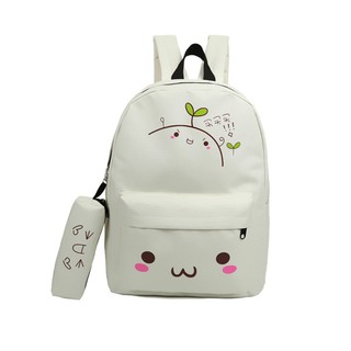 [Freeship 99k Toàn Quốc][HOT HOT] Bộ 2 món balo vải canvas cao cấp