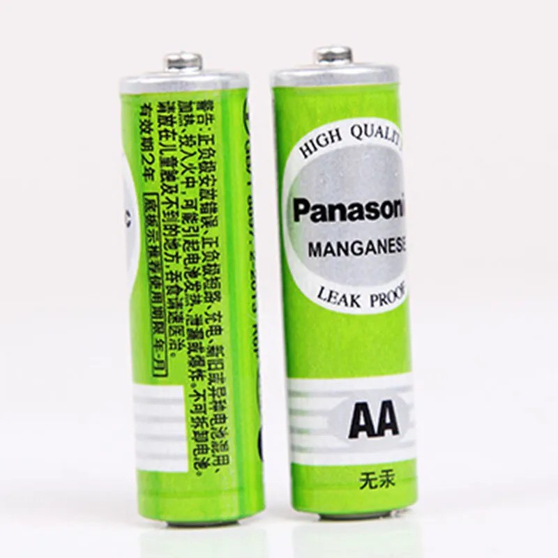 Pin Panasonic AA Dung Lượng Cao R6PUG/4S Hàng nhập khẩu màu xanh lá cây thân thiện môi trường - vỉ 4 viên