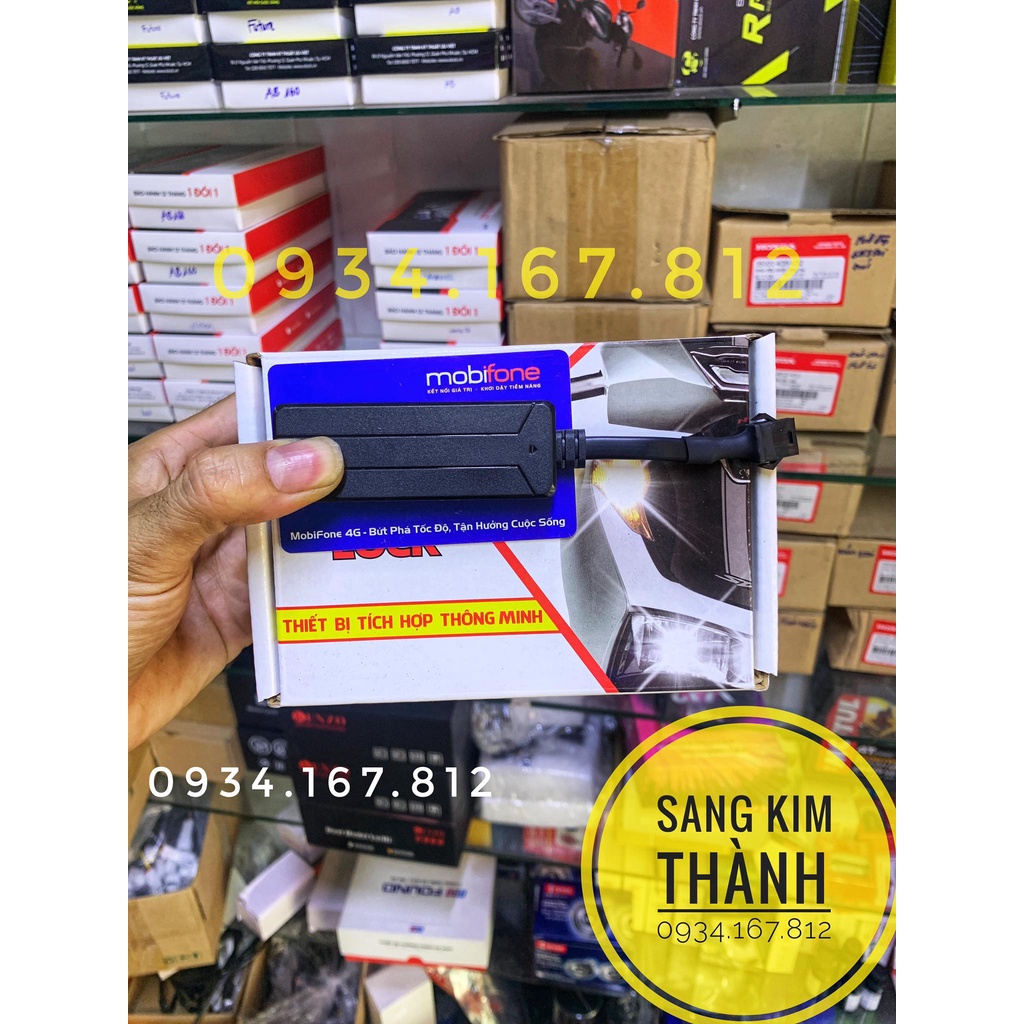 Khoá Chống Trộm ĐỊNH VỊ GPS Xe máy Full Giắc Cắm