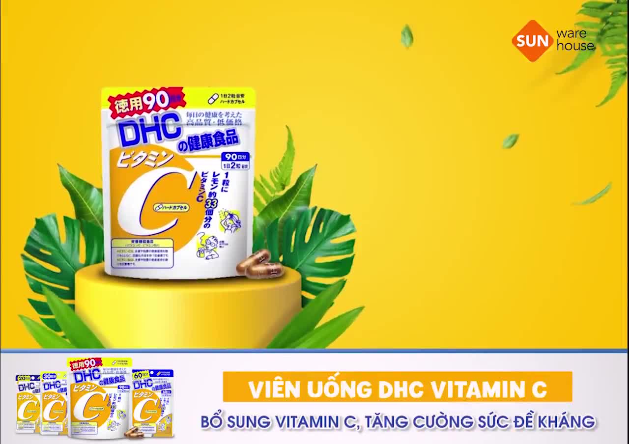 Viên Uống Bổ Sung Vitamin C DHC Vitamin C Hard Capsule Hỗ Trợ Sáng Da, Mờ Thâm, Tăng Sức Đề Kháng Gói 60v và 180v | BigBuy360 - bigbuy360.vn