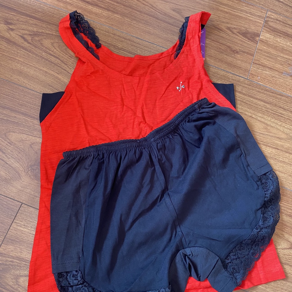 (Giá sốc) Đồ Bộ Nữ Mặc Nhà Mùa Hè Đồ Bộ Sát Nách 100% Cotton Size dưới 45kg