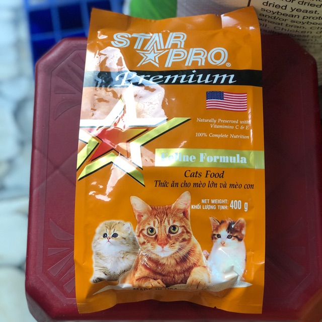 Thức ăn cho mèo STAR PRO 400g