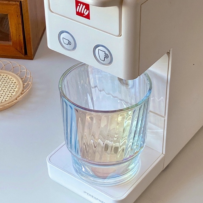 Cốc, Ly Uống Nước Thủy Tinh Hai Tầng Hologram Aura