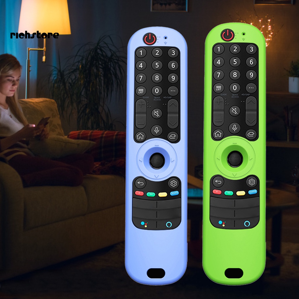 Vỏ silicon mềm bảo vệ điều khiển TV thông minh LG AN-MR21GA/LG AN-MR21GC/ AN-MR21N nhiều màu tùy chọn