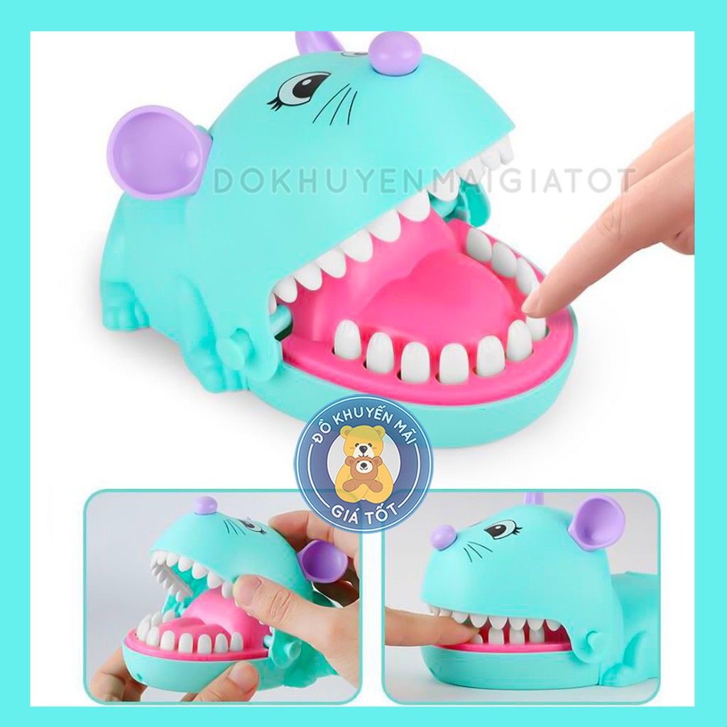 Bộ đồ chơi cá sấu cắn tay cho bé  màu xanh lá dễ thương bằng nhựa 2205A