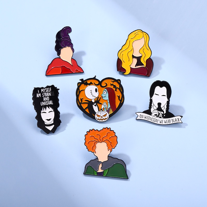 Huy Hiệu Cài Ba Lô / Túi Xách Tráng Men Nhân Vật Anime Làm Quà Tặng Cho Bạn Bè