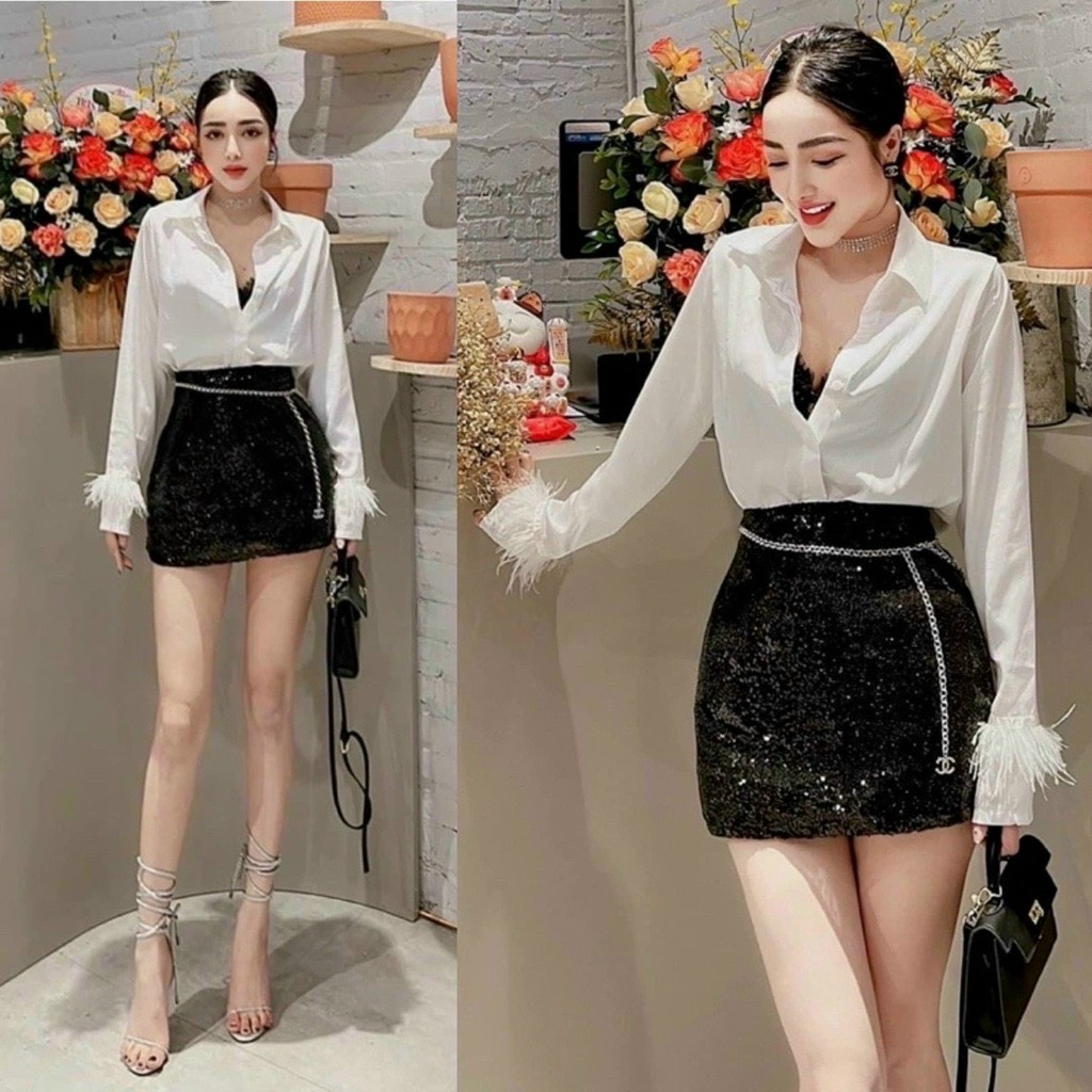Chân Váy Kim Sa Dáng Chữ A