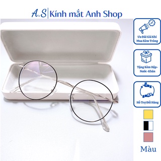 Kính tròn to thời trang nam nữ chất liệu kim loại nhiều màu sắc 72325