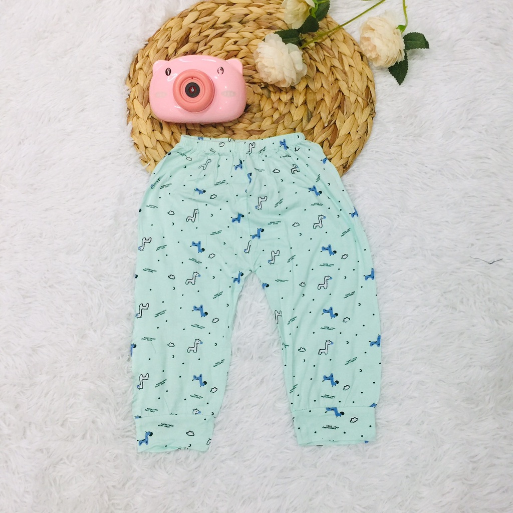 Quần chục dài cho bé trai bé gái thu đông cotton lạnh hàng loại 1 Carter QC01