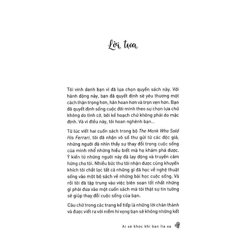 Sách - Ai Sẽ Khóc Khi Bạn Lìa Xa - Robin Sharma - TRẺ