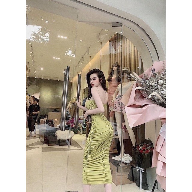 Đầm body nhúng dây bún ( hình thật video - ảnh trải sàn ) - Carotshop - cherrystore199 | BigBuy360 - bigbuy360.vn