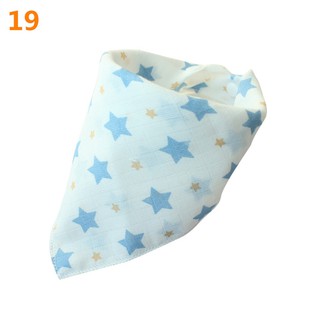 Yếm Ăn Cotton 2 Lớp Cho Bé