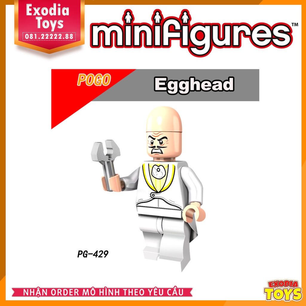 Xếp hình Minifigure Siêu anh hùng vũ trụ Marvel và DC Comics - Đồ chơi lắp ghép sáng tạo - POGO 8111