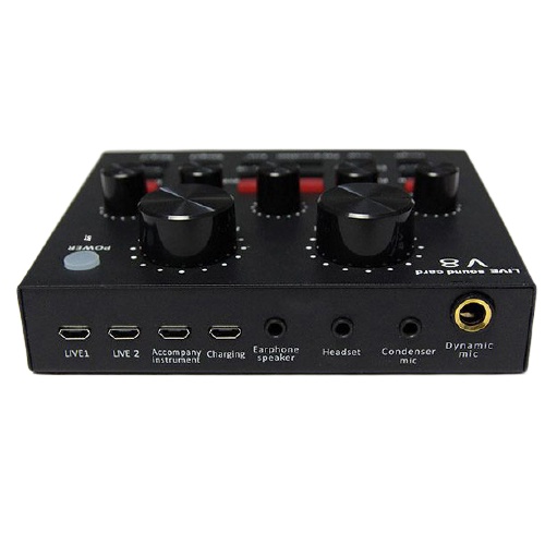 Soundcard V8 Chính Hãng Có Bluetooth, Hỗ Trợ Livestream