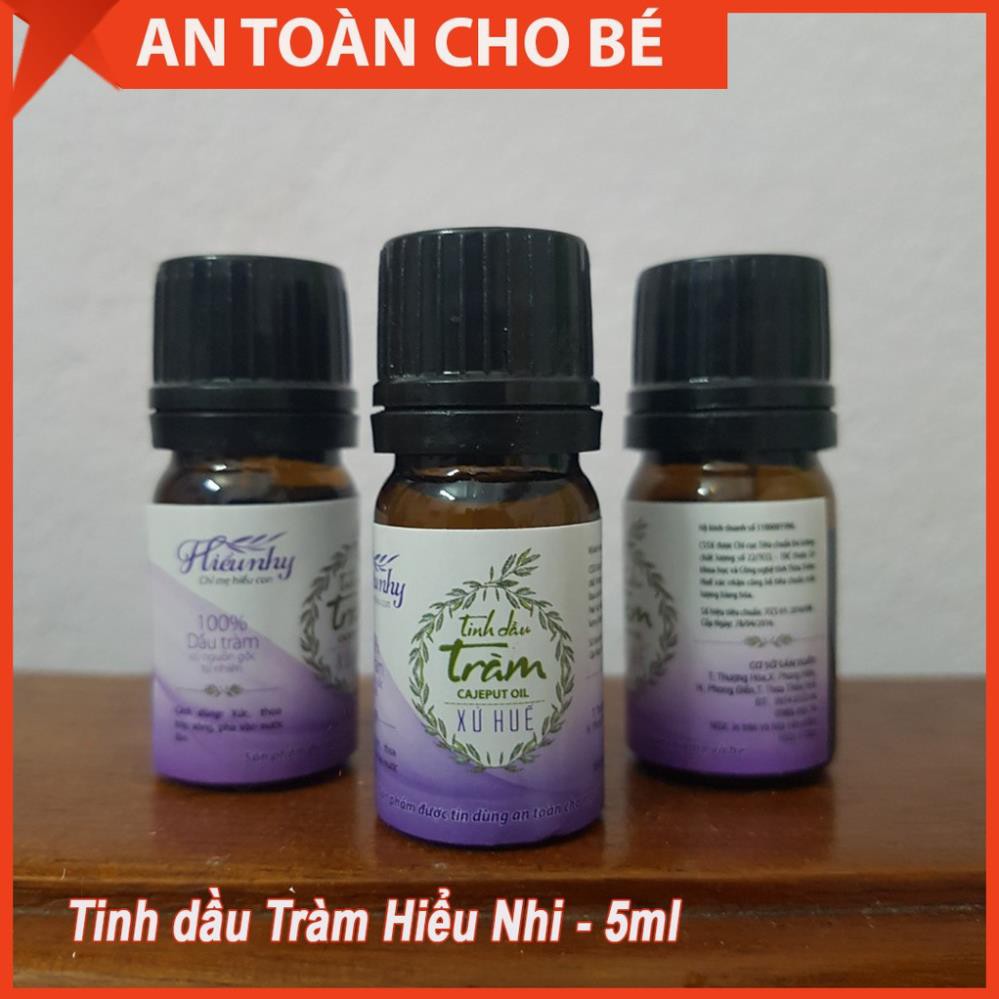 (TKNK)  Tinh Dầu Tràm Xứ Huế Nguyên Chất Nhãn Hiệu Hiểu Nhi - Cajeput Oil chai 5ml(cherri)