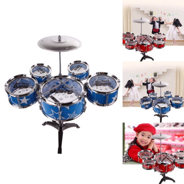 Bộ trống đồ chơi Jazz Drum 5 trống cỡ lớn cho béo