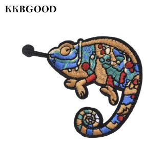 Sticker Ủi Thêu Hình Tắc Kè Hoa