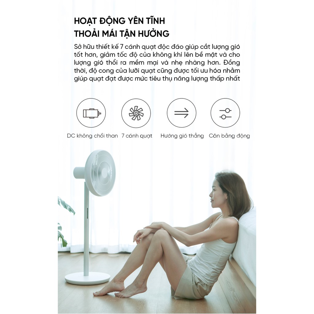 Quạt đứng thông minh Smartmi gen 3 - ZLBPLDS05ZM