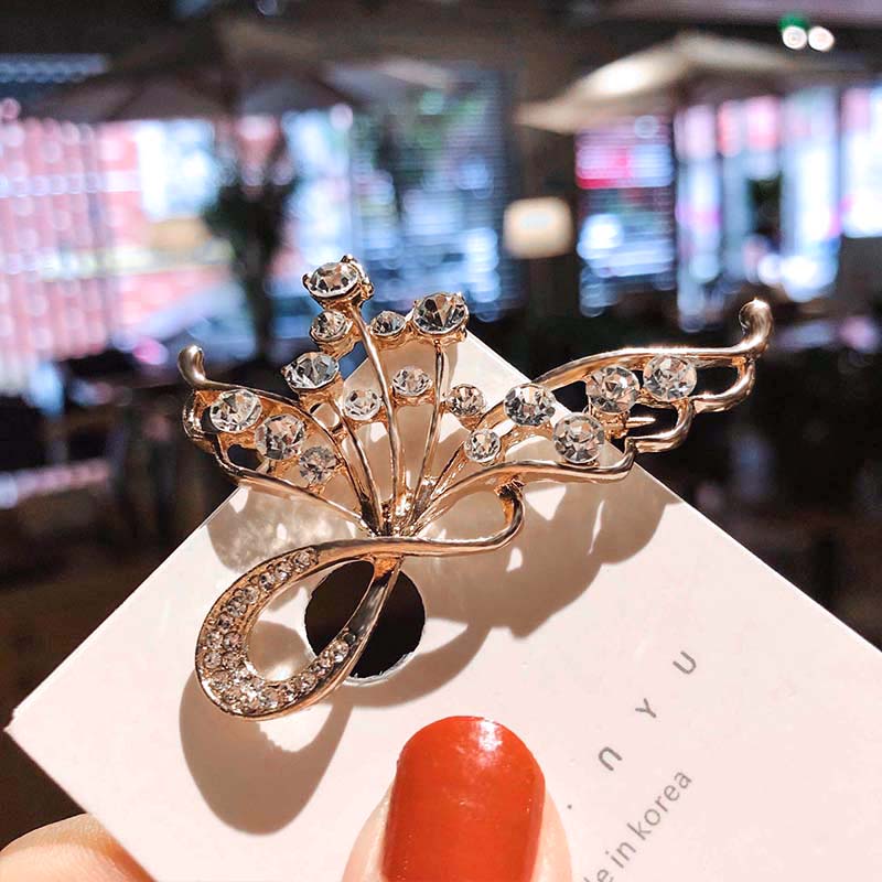 Trâm Cài Áo Hình Bông Hoa Đính Ngọc Trai Giả Dễ Thương