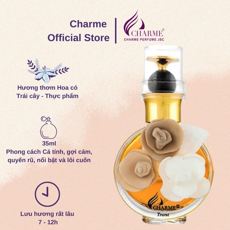 Nước hoa nữ Charme Trust 35 ml Cá tính gợi cảm quyến rũ nổi bật lôi cuốn