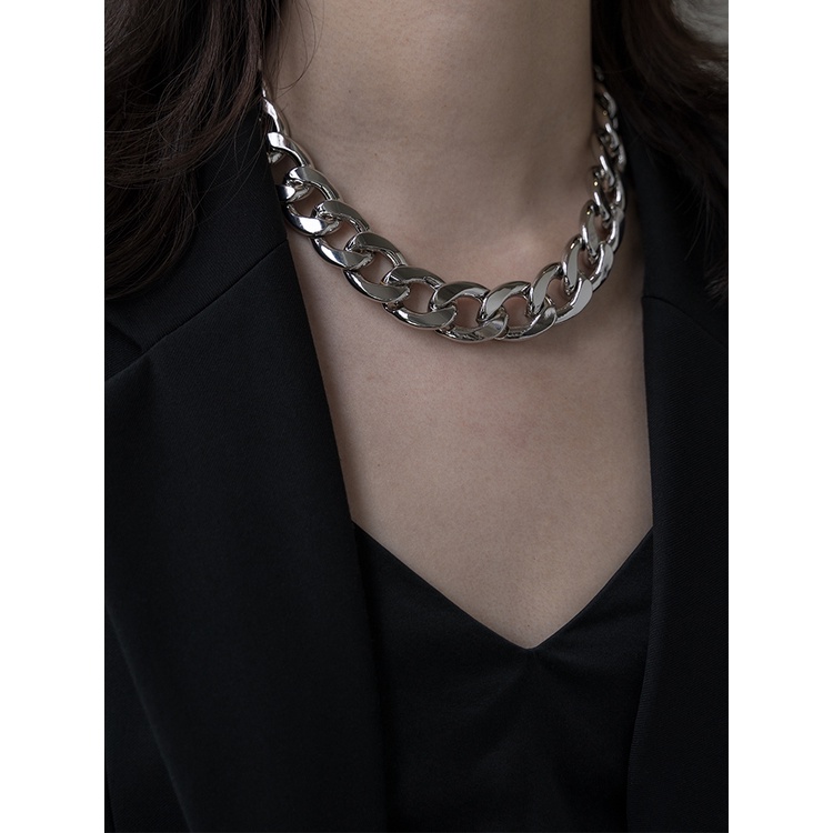 Vòng cổ choker xích cá tính phong cách Hàn Quốc - LD014