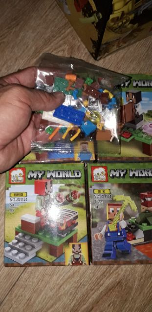 Lắp ráp 1hộp LegoMyword 1124