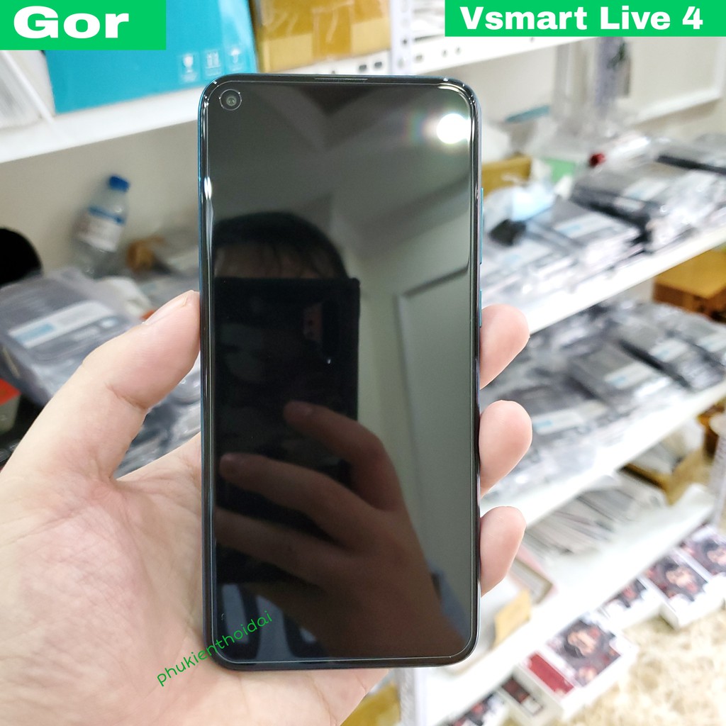 Cường lực Vsmart Live 4 / Joy 4 / Active 3 / Joy 3 / Aris / Aris Pro GOR trong suốt trơn mượt cao cấp tặng keo mép