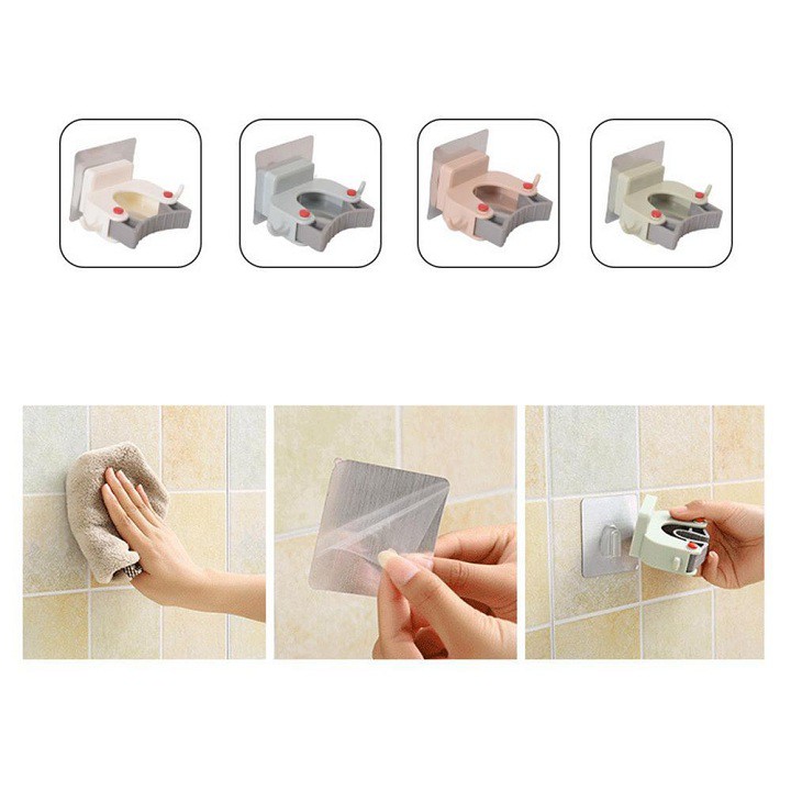 Kẹp treo chổi lau nhà và dụng cụ nhà bếp đa chức năng - DMA store