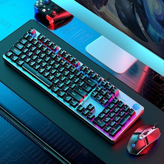Bàn phím cơ chơi game không dây bluetooth 2021 có đèn led nền