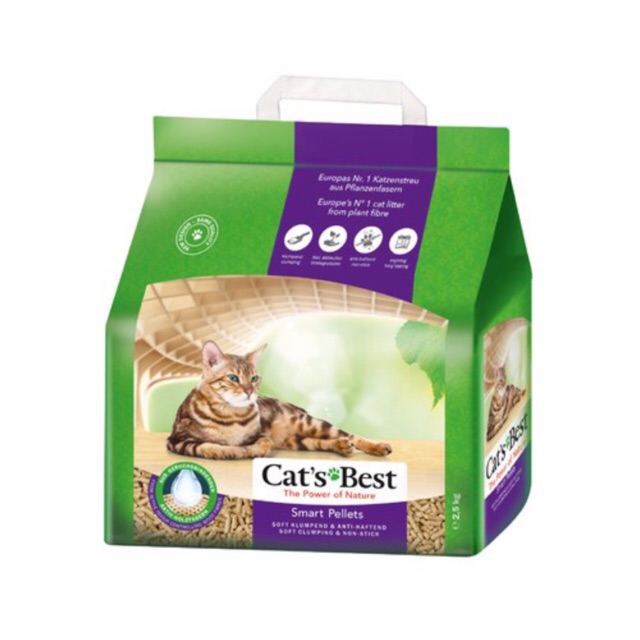 Cát vệ sinh hữu cơ Cat's Best Smart Pellets 5L