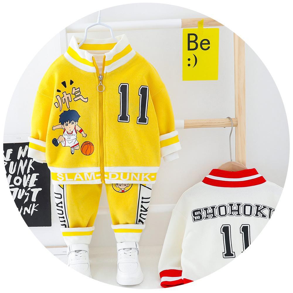 [CAO CẤP] Set bộ nỉ Shohoku áo khoác + quần dài cho bé trai 7-17kg - Quảng châu cao cấp- Shop ThuKoy