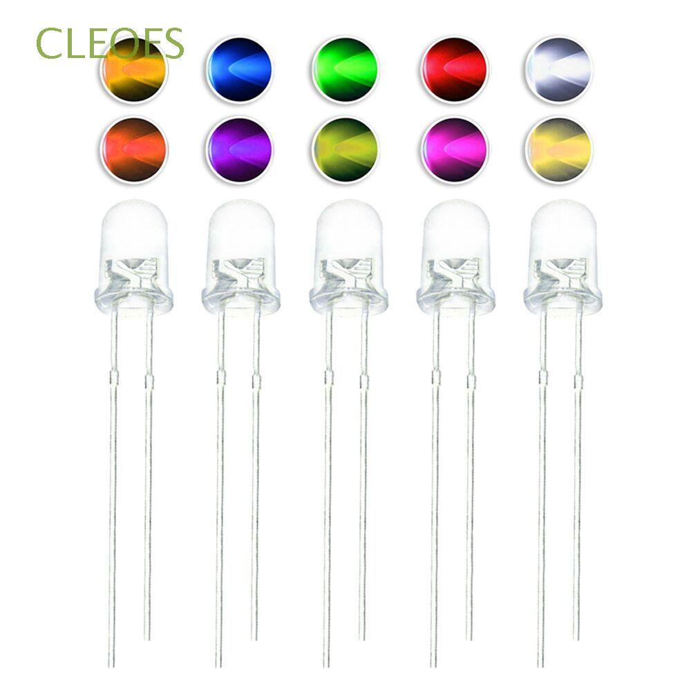 Set 100 Đèn Led Diode F3 / 3mm Nhiều Màu Sắc