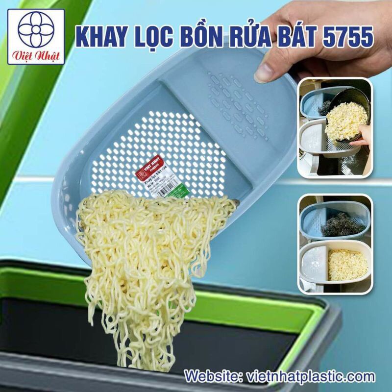 KHAY TREO LỌC RÁC BỒN RỬA BÁT - KHAY LỌC RÁC BỒN RỬA BÁT ĐA NĂNG VIỆT NHẬT