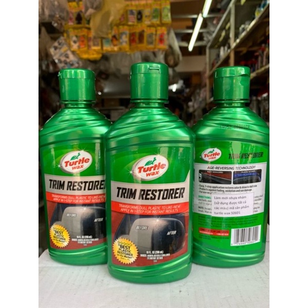 Phục hồi nhựa nhám và taplo con rùa Turtle Wax Trim restorer
