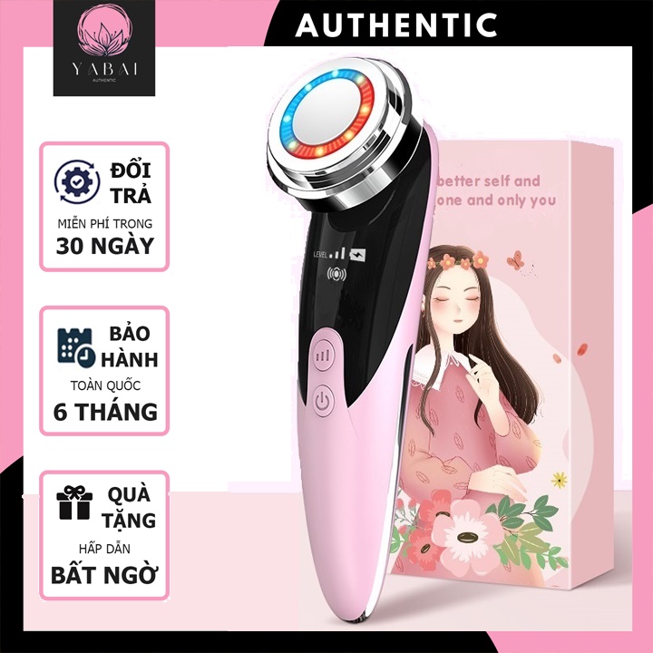 máy massage mặt cầm tay ion làm đẹp - kiểu máy mát xa mặt mini có thể massage mắt di tinh chất mẫu mới 2021