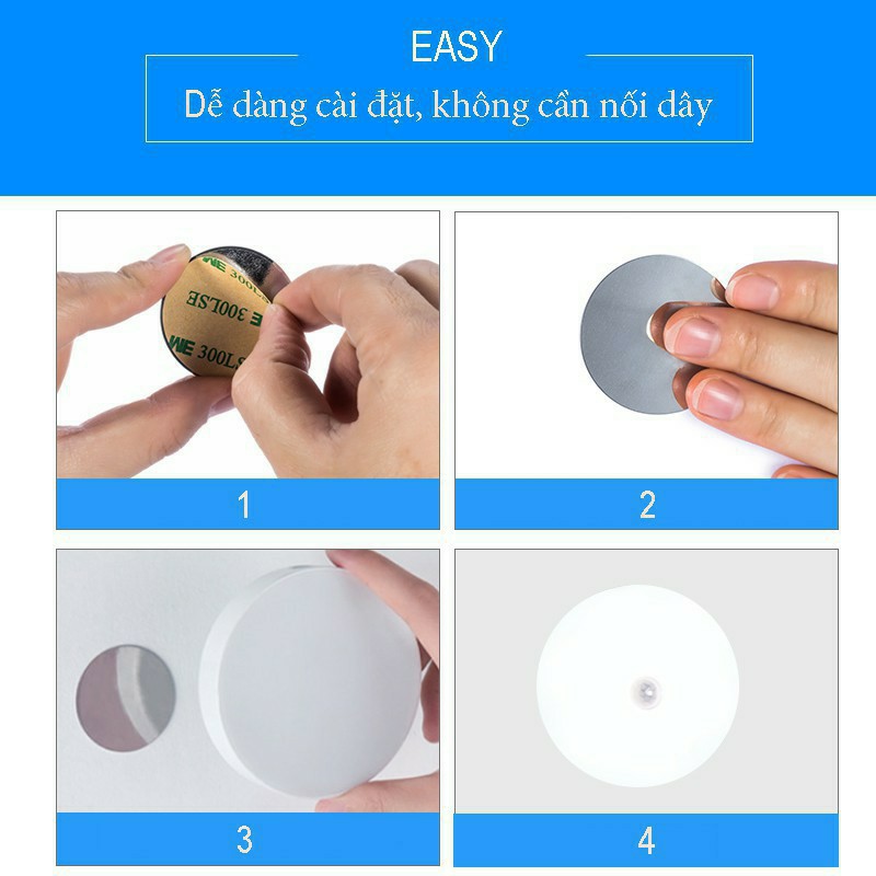 [Mã LIFE10K15 giảm 10K đơn 20K] Đèn Led cảm biến chuyển động ban đêm cổng sạc USB dung lượng pin 700MHA