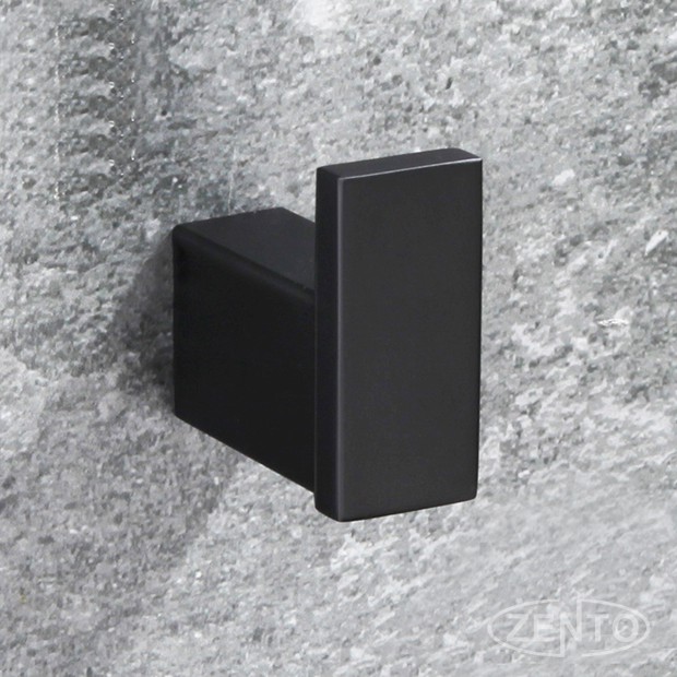 Móc đơn treo đồ phòng tắm inox304 Black series HC6802