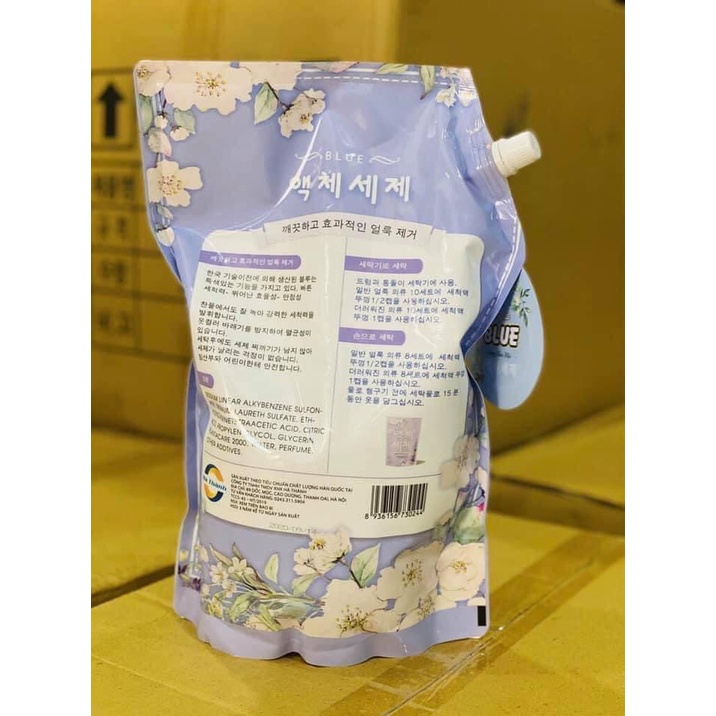 NƯỚC GIẶT BLUE HÀN QUỐC HƯƠNG THẢO MỘC - 2 KG