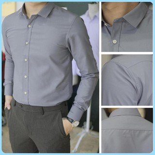 Áo sơ mi  - Áo sơ mi lụa cao cấp - Chất liệu lụa mềm mịn, mát mẻ, dáng trẻ trung thanh lịch, mặc bao đẹp