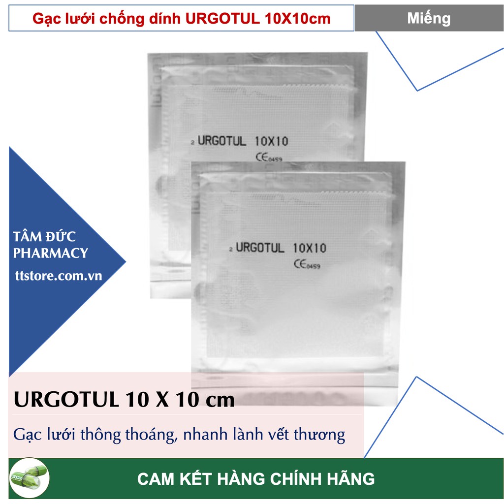 Gạc lưới chống dính URGOTUL - Nhanh lành vết thương, không đau khi tháo băng