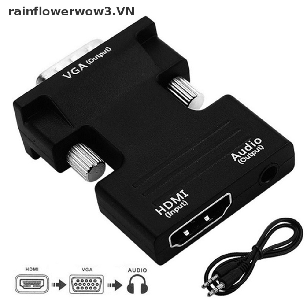 Đầu Chuyển Đổi HDMI Sang VGA 1080P Chuyên Dụng Chất Lượng Cao