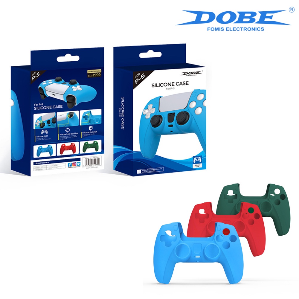 Dobe PS5 Controller Silicone Cover Dustproof Case Anti-Slip Anti-Scratch Cover For Playstation5 PS5 Controller