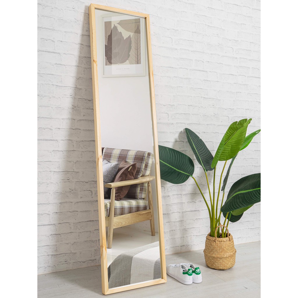 GƯƠNG ĐỨNG CHỮ A - A MIRROR GỖ TỰ NHIÊN - NỘI THẤT KIỂU HÀN