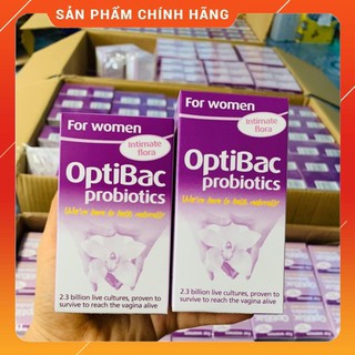[DATE XA] Men Vi Sinh OptiBac Tím Của Anh 30 Viên Dành Cho Phụ Nữ 