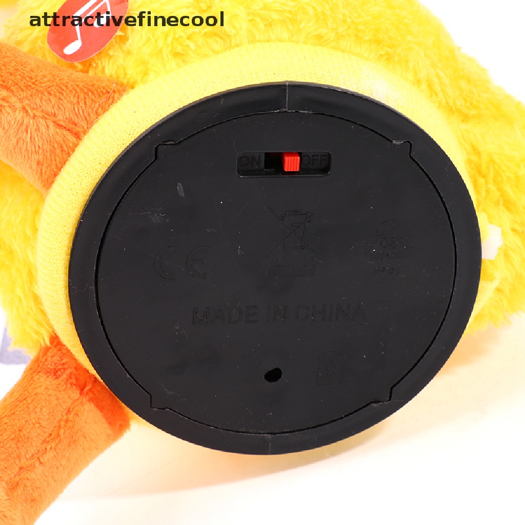 Chú Vịt Nhồi Bông Biết Nói Hát Có Cổng Sạc usb
