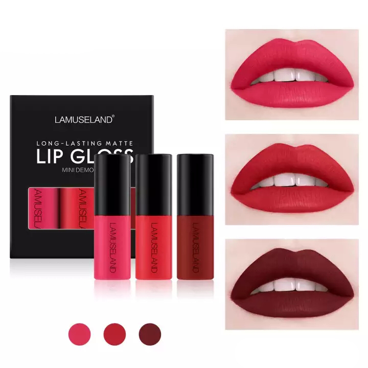 (Hàng Mới Về) Set 3 Son Môi Lamuseland Chống Thấm Nước Và Chống Dính Cao Cấp | BigBuy360 - bigbuy360.vn
