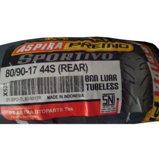 VỎ XE MÁY  80/90-ASPIRA INDO SPORTIVO 80/90-17 sau Wave, Future, Raider, Axelo, Jupiter, Sirius